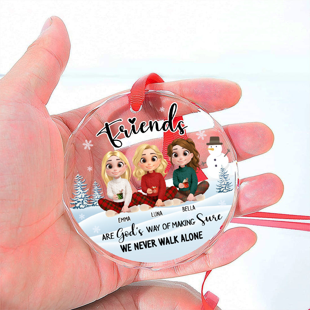 Way Of God - Personalized Custom Glass Ornament