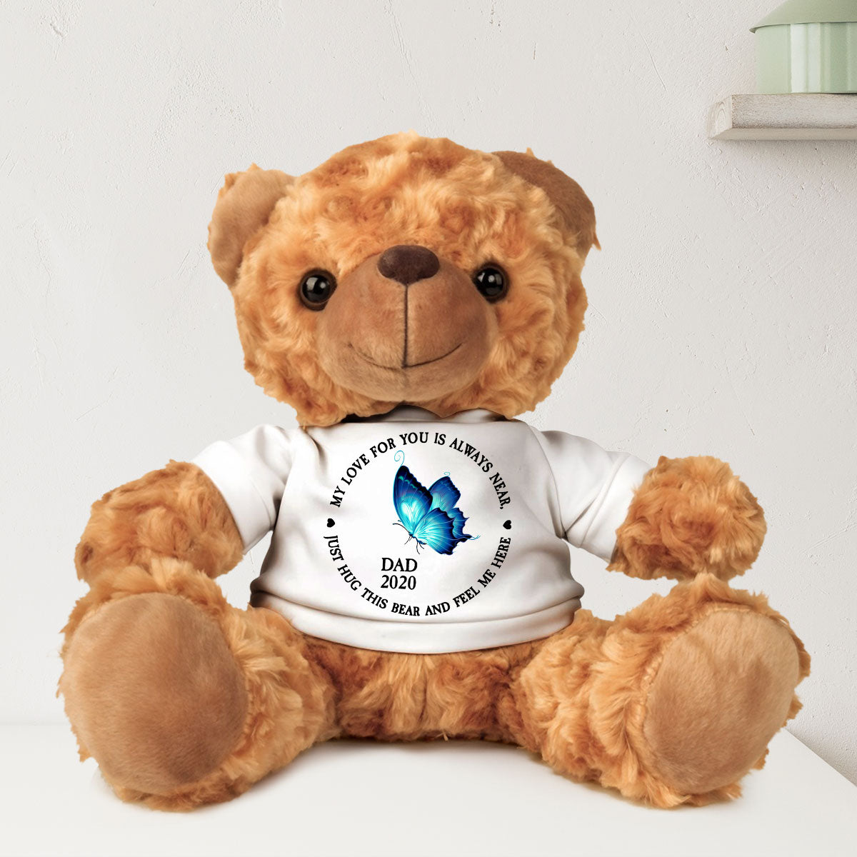 Our Love For You Is Always Near - Personalized Custom Cuddle Bear
