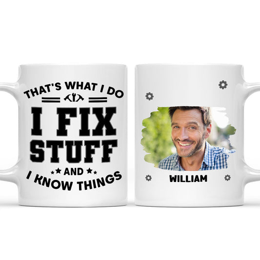 What I Do Photo - Personalized Custom Coffee Mug