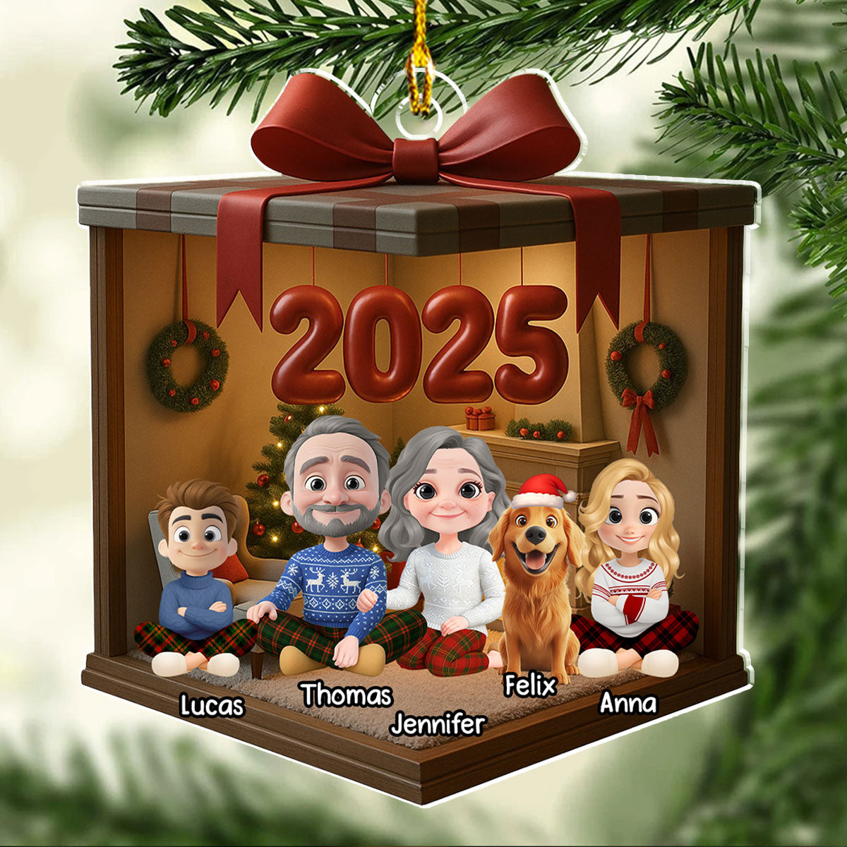 Family Memories - Personalized Custom Acrylic Ornament