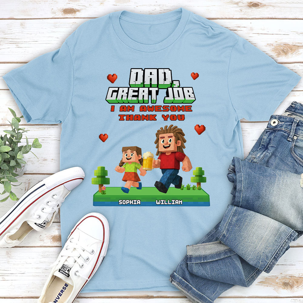 Awesome Daddy Of Us - Personalized Custom Shirt