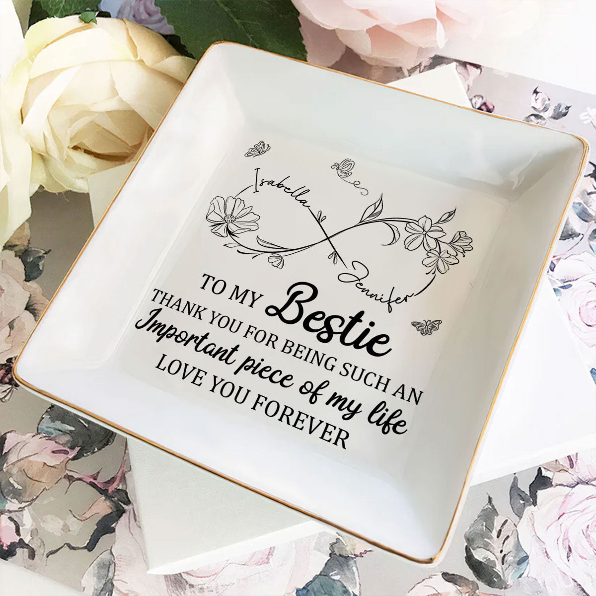 An Important Piece -  Personalized Custom Jewelry Dish