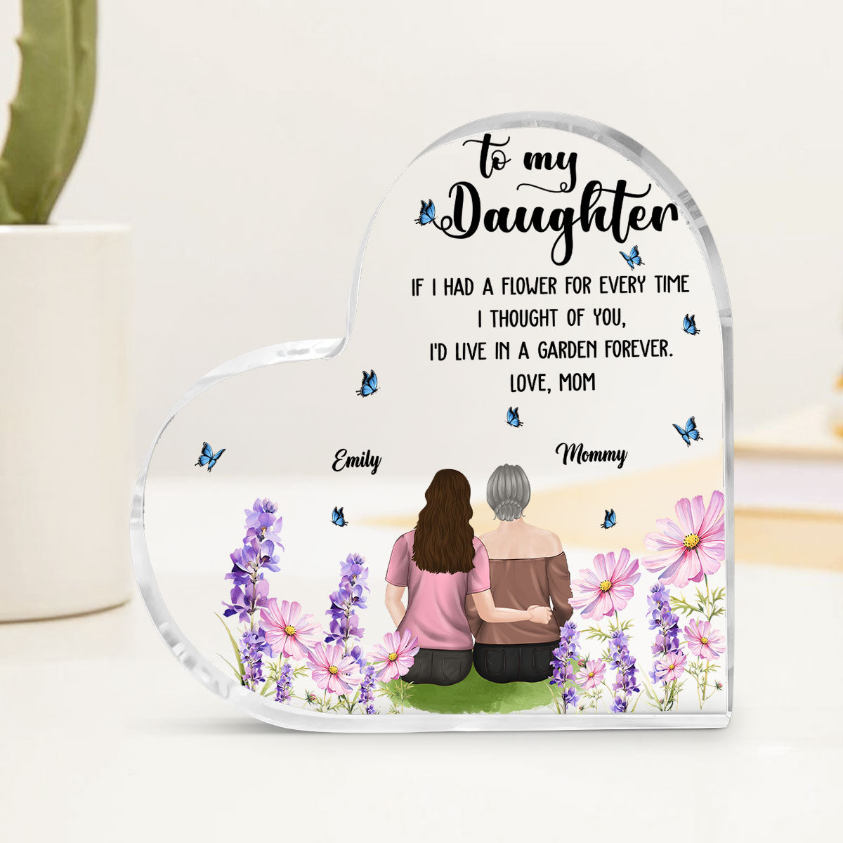 Forever Proud Of You Daughter - Personalized Custom Acrylic Plaque