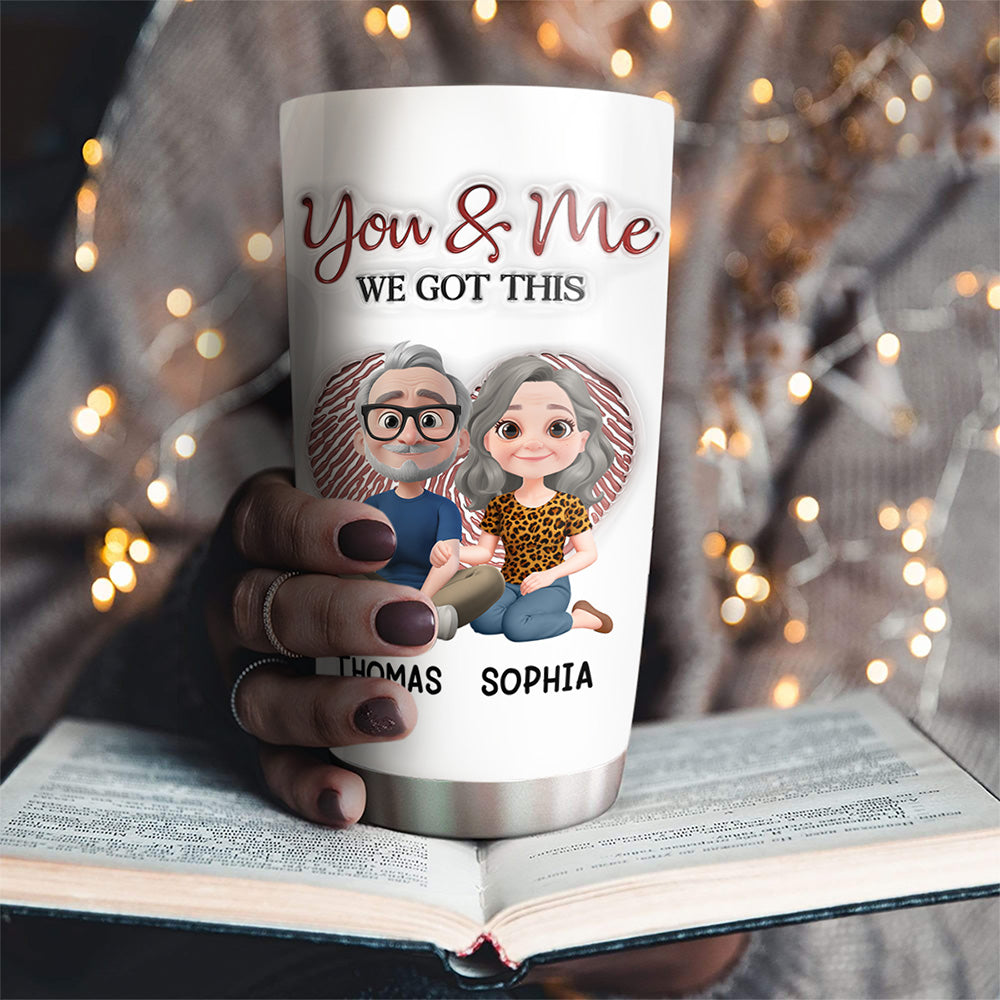 Annoying Each Other For Many Years - Personalized Custom 3D Inflated Effect Tumbler