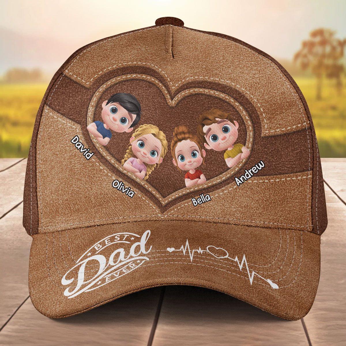 Dad Of The Year Today - Personalized Custom Classic Cap