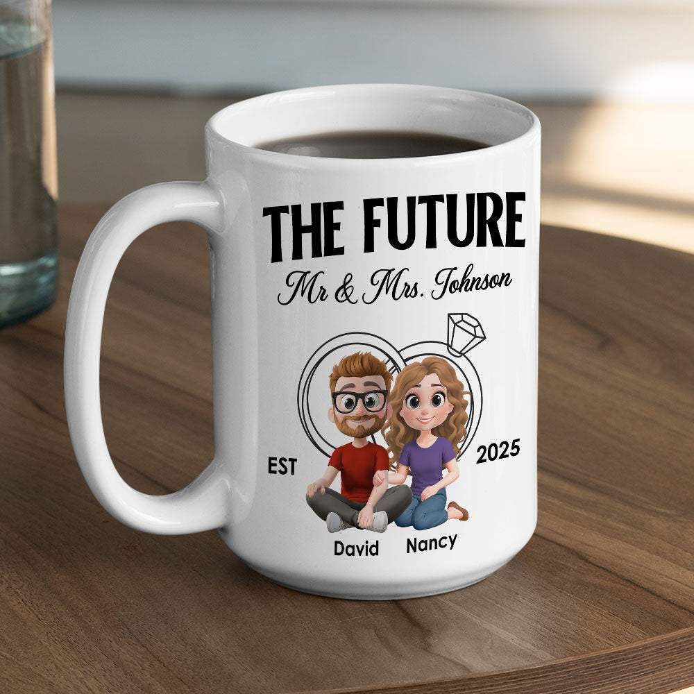 Forever And Always Us - Personalized Custom Coffee Mug