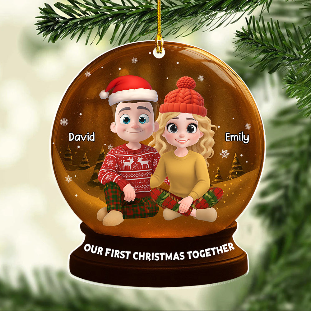 Captured Moments Of Us - Personalized Custom Acrylic Ornament