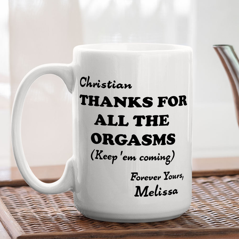 Thanks For All - Personalized Custom Coffee Mug