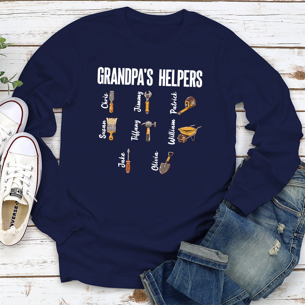 Grandpa Tool Time - Personalized Custom Shirt