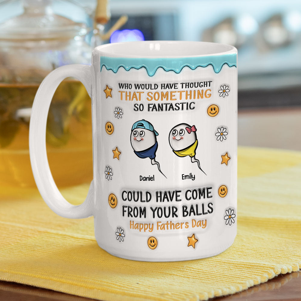 We All Came From There - Personalized Custom 3D Inflated Effect Mug