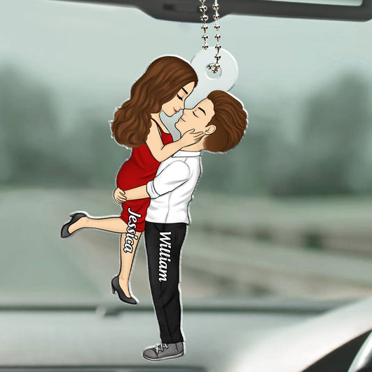 I Love You - Personalized Custom Car Ornament