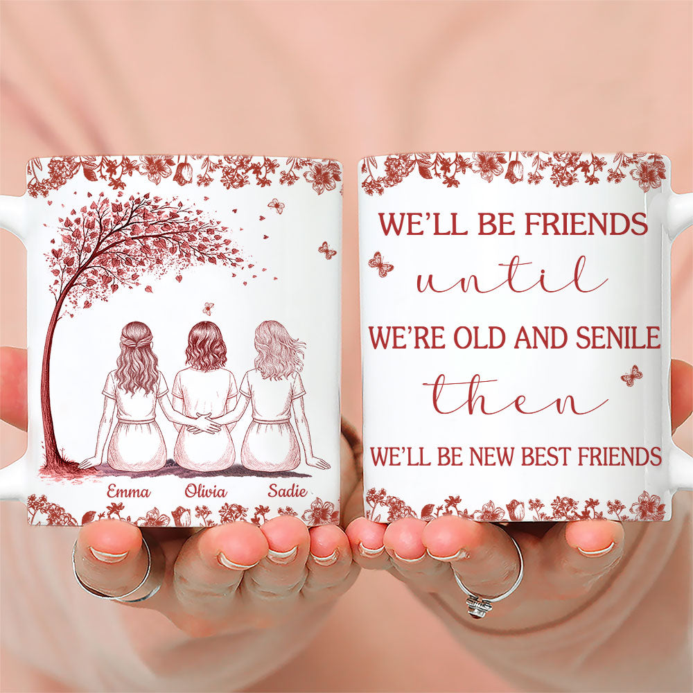 Friendship For A Lifetime - Personalized Custom Coffee Mug