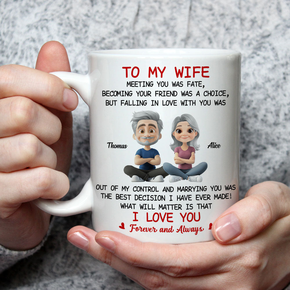 Falling In Love With You - Personalized Custom Coffee Mug