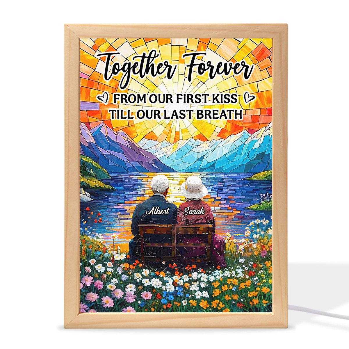 Love You Forever - Personalized Frame Light Box