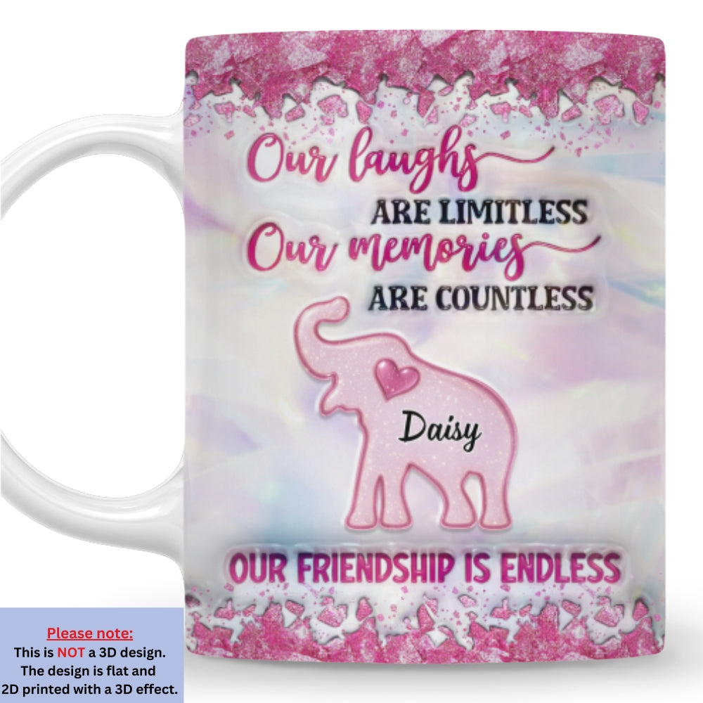 Together As Us - Personalized Custom 3D Inflated Effect Coffee Mug