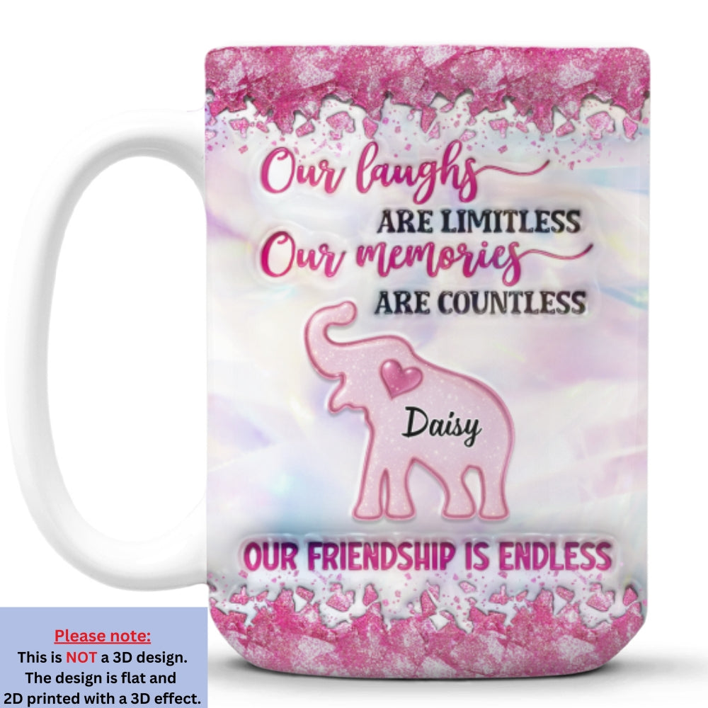 Together As Us - Personalized Custom 3D Inflated Effect Coffee Mug