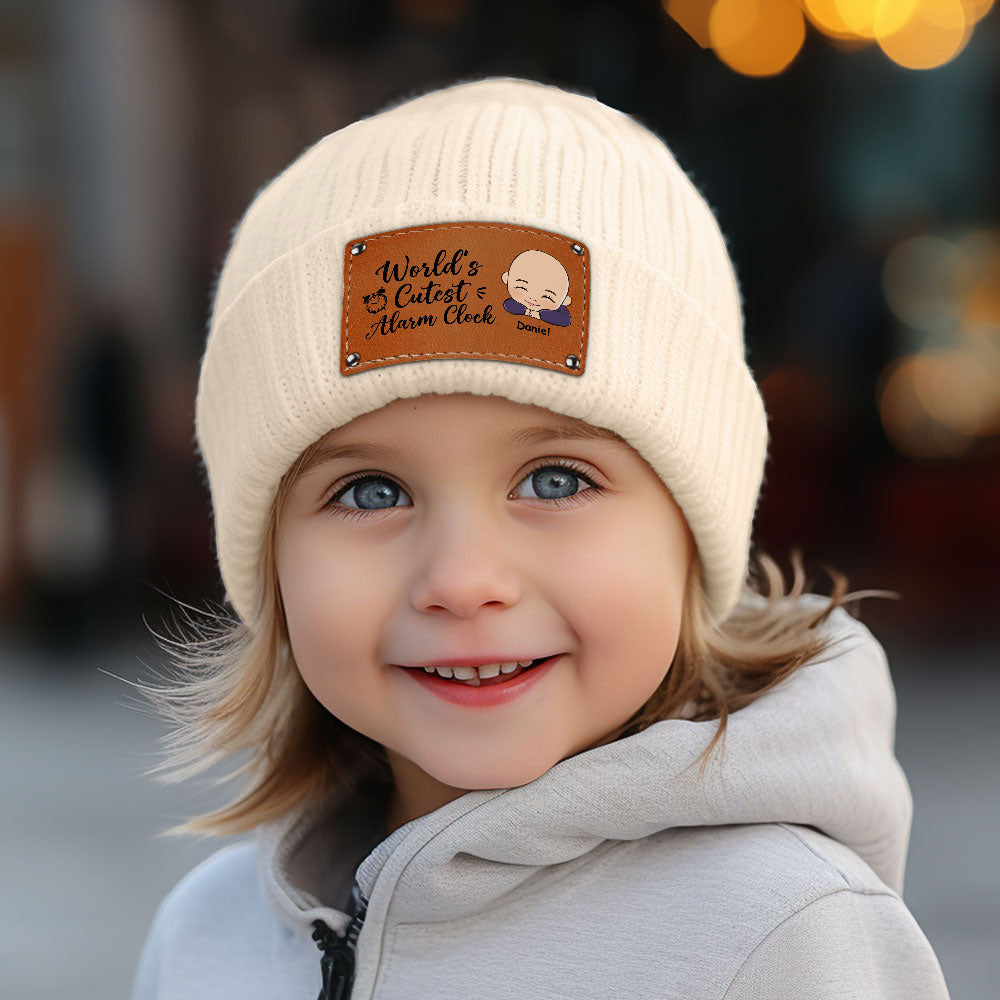 The Cutest Alarm Clock - Personalized Custom Beanie