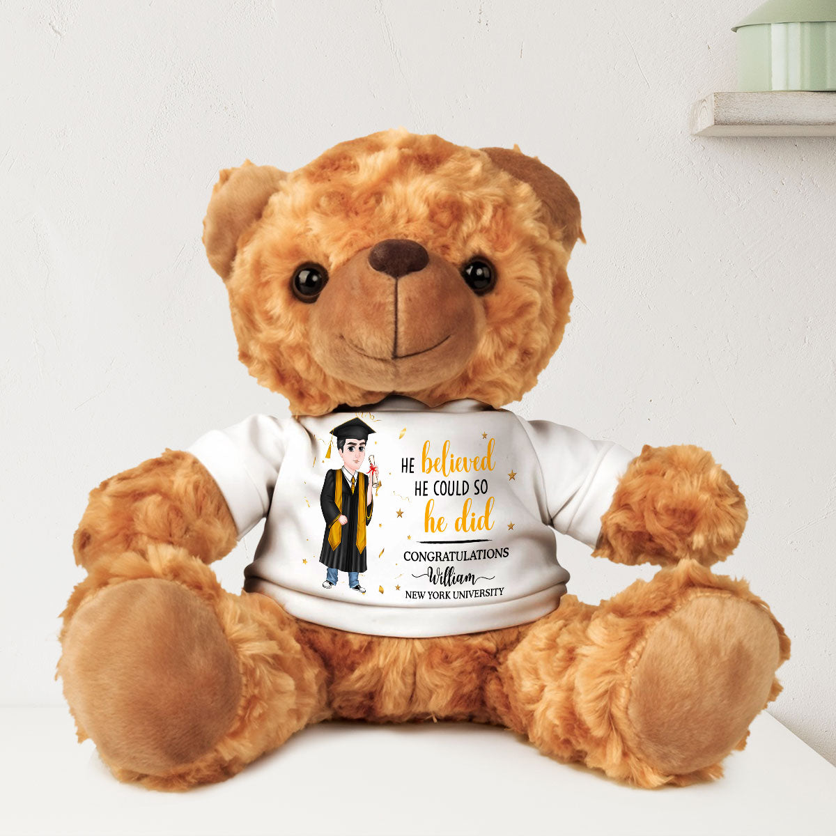 Congratulations On Your Graduation - Personalized Custom Cuddle Bear