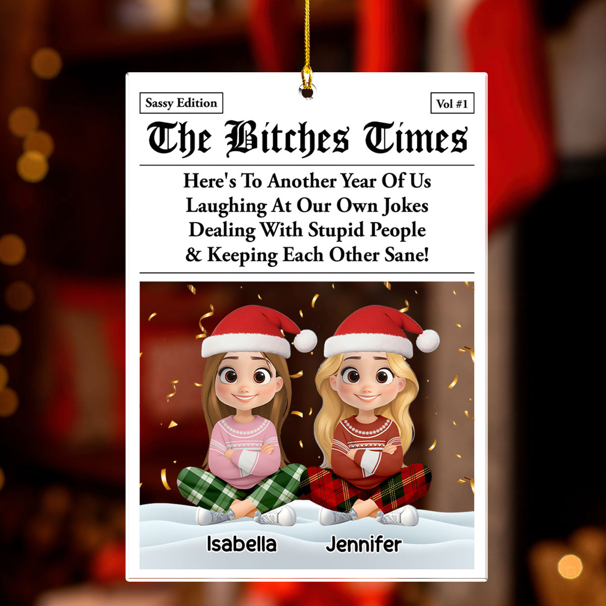 Bad Decisions Make Great Stories - Personalized Custom Acrylic Ornament