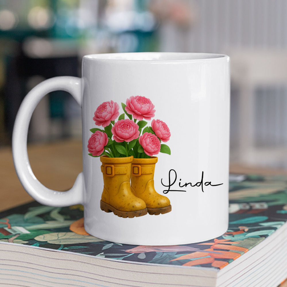 Friends Are Flowers That Never Fade 3 - Personalized Custom Coffee Mug