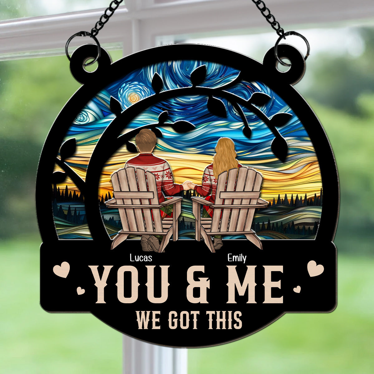 We Got This Merry Christmas - Personalized Custom Suncatcher