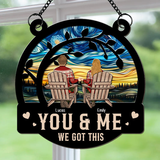 We Got This Merry Christmas - Personalized Custom Suncatcher