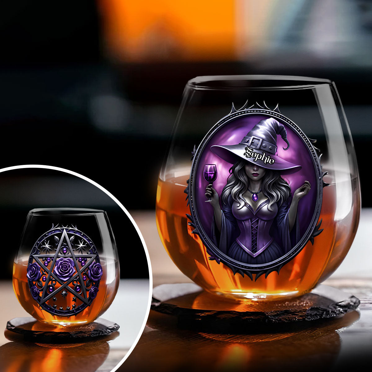 Twinning With My Bestie - Personalized Custom Wine Glass