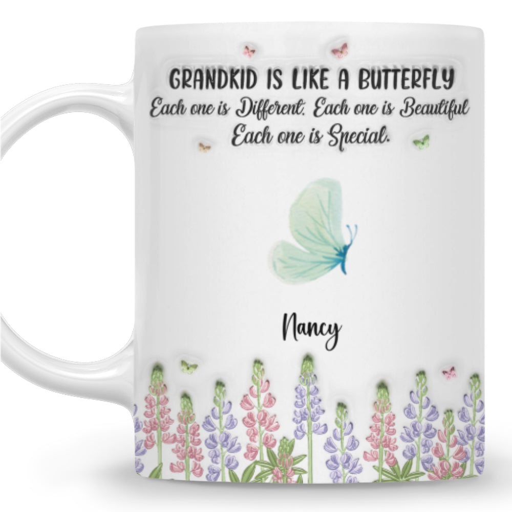 Grandchildren Make Life More Colorful - Personalized Custom 3D Inflated Effect Mug