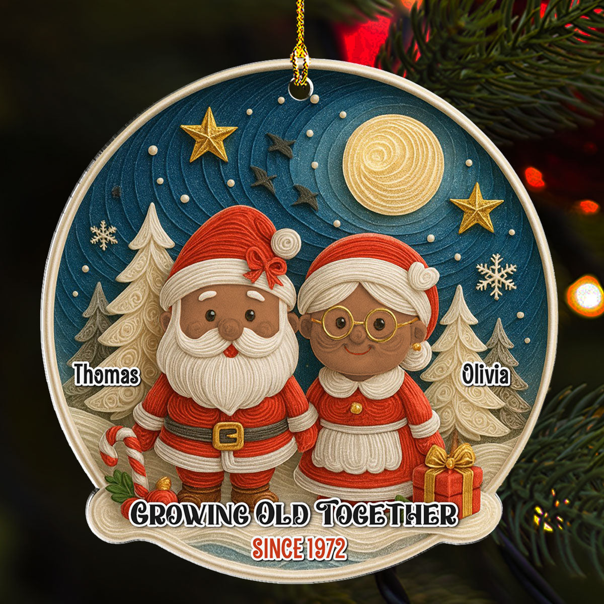 Winter Wonderland 2025 - Personalized Custom Acrylic Ornament