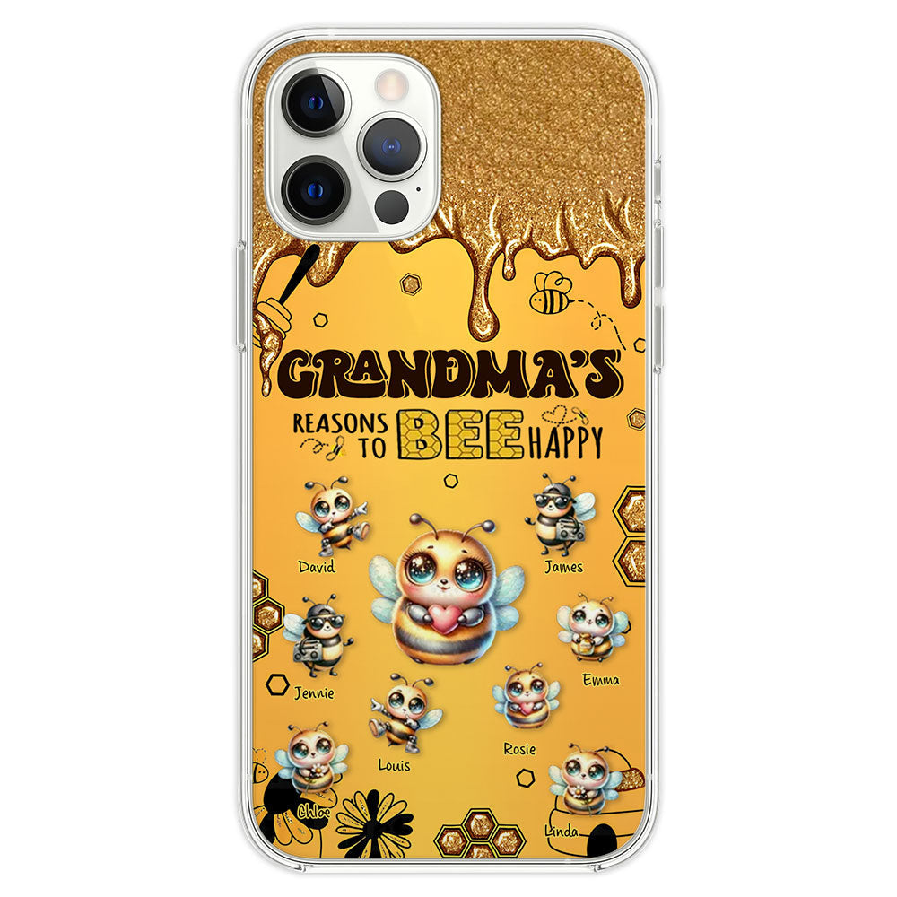 Bee Happy - Personalized Custom Phone Case
