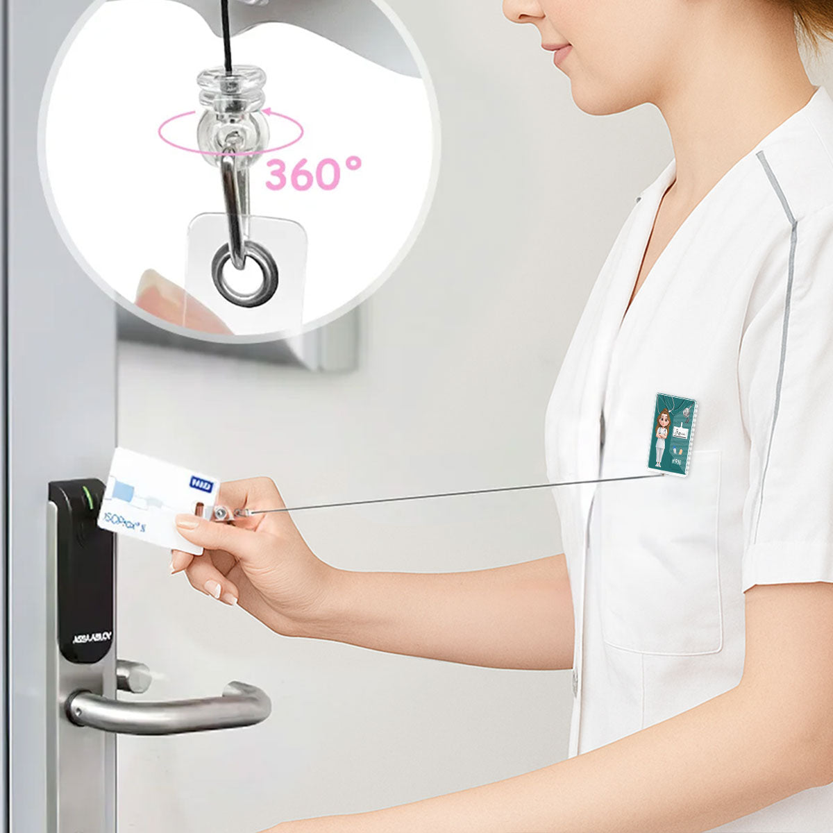 Nurse Life - Personalized Custom Acrylic Badge Reel