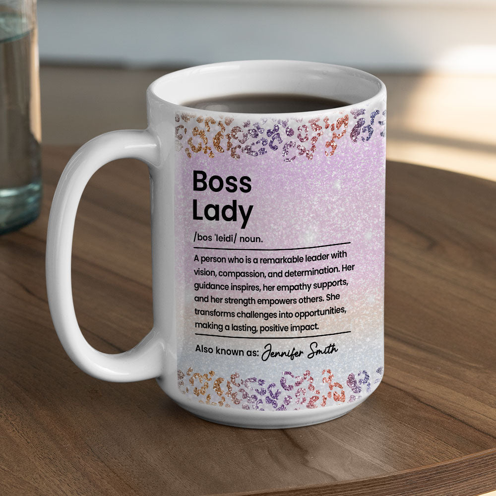 Boss Lady 2 - Personalized Custom Coffee Mug