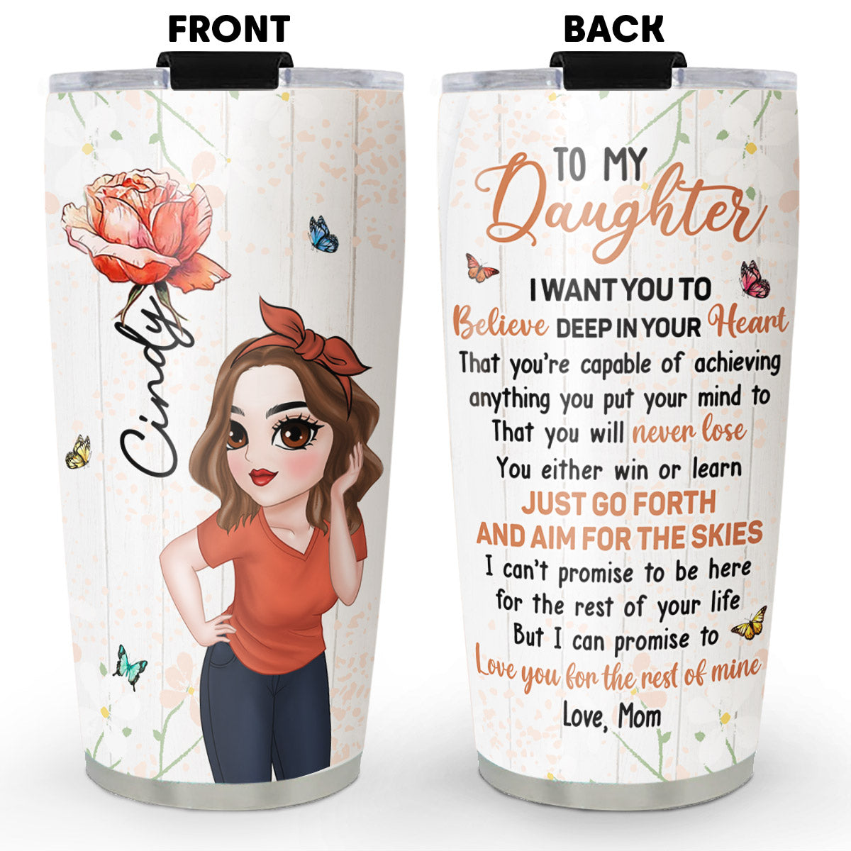 Just Go Forth - Personalized Custom Tumbler