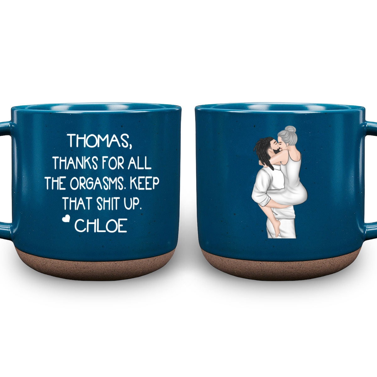 Thanks For All - Personalized Custom Pottery Mug