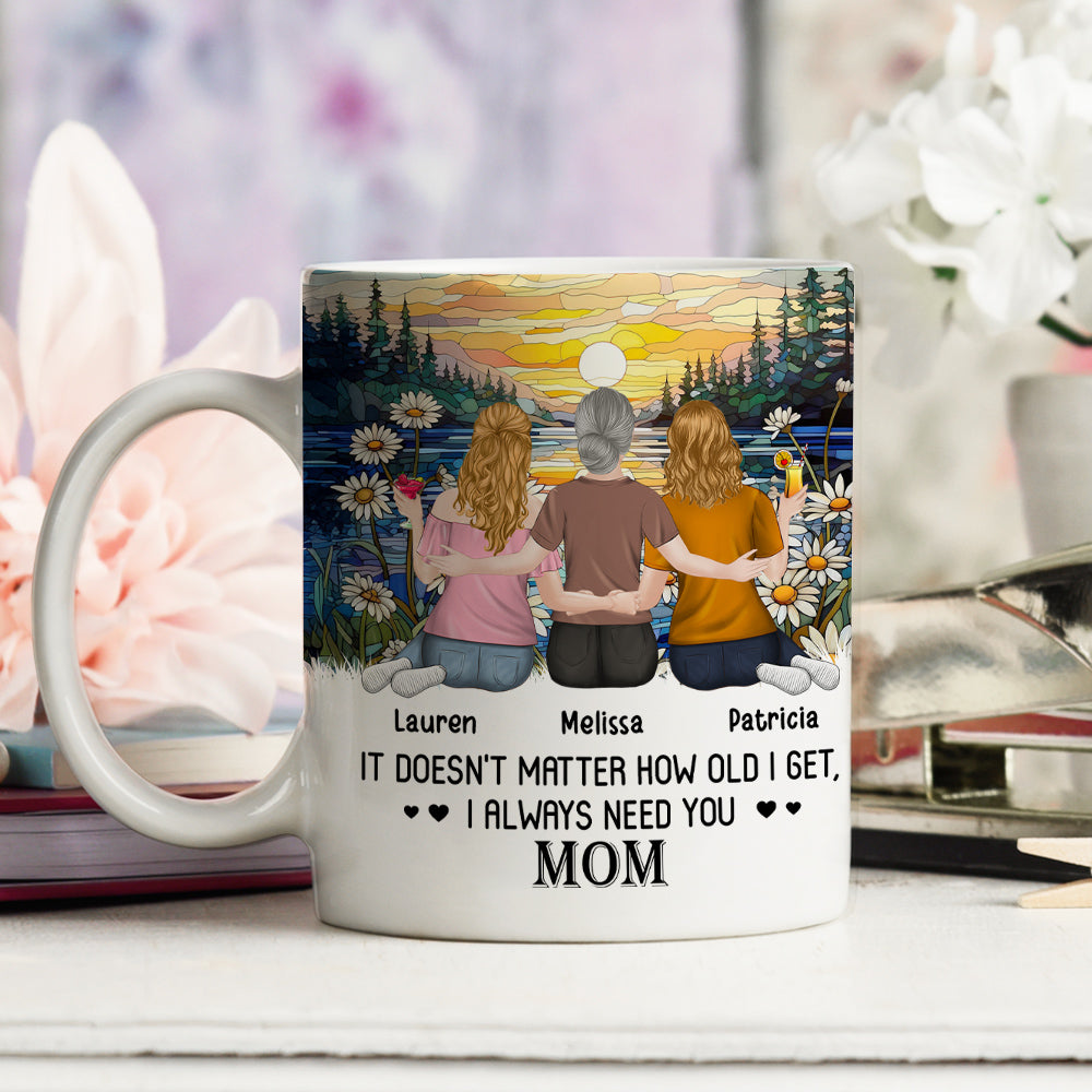 I Always Need You Mom - Personalized Custom Coffee Mug