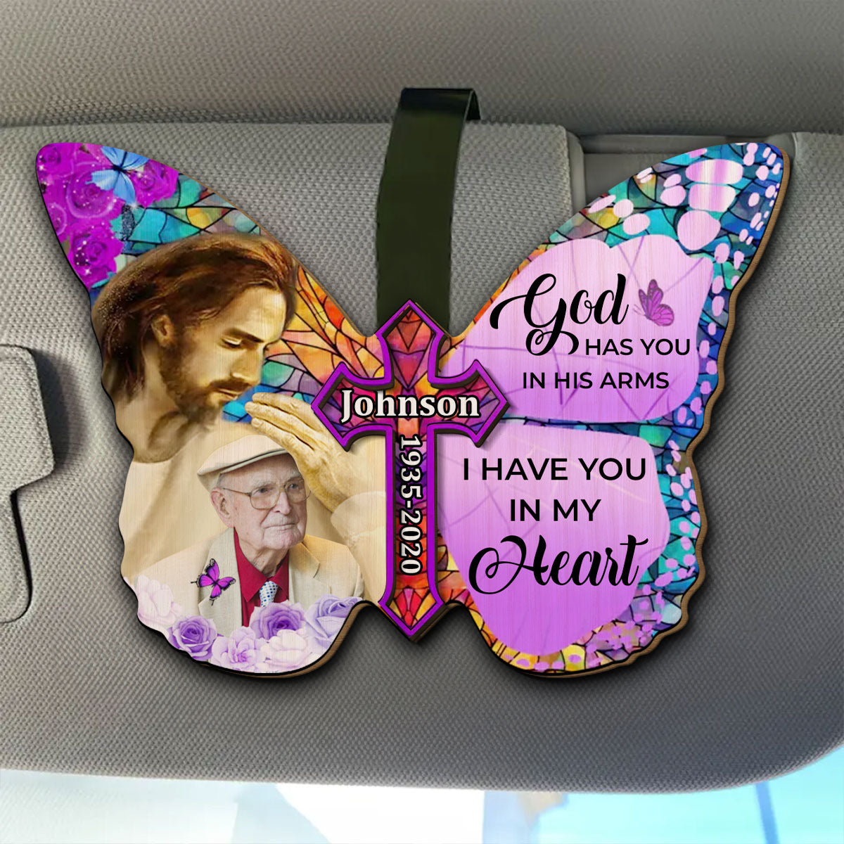 Have You In My Heart - Personalized Custom Car Visor Clip