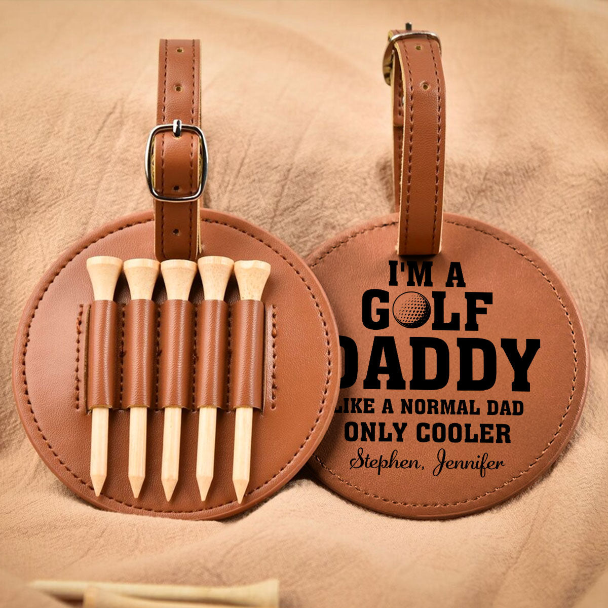 Cool Golf Dad - Personalized Custom Golf Tee Bag