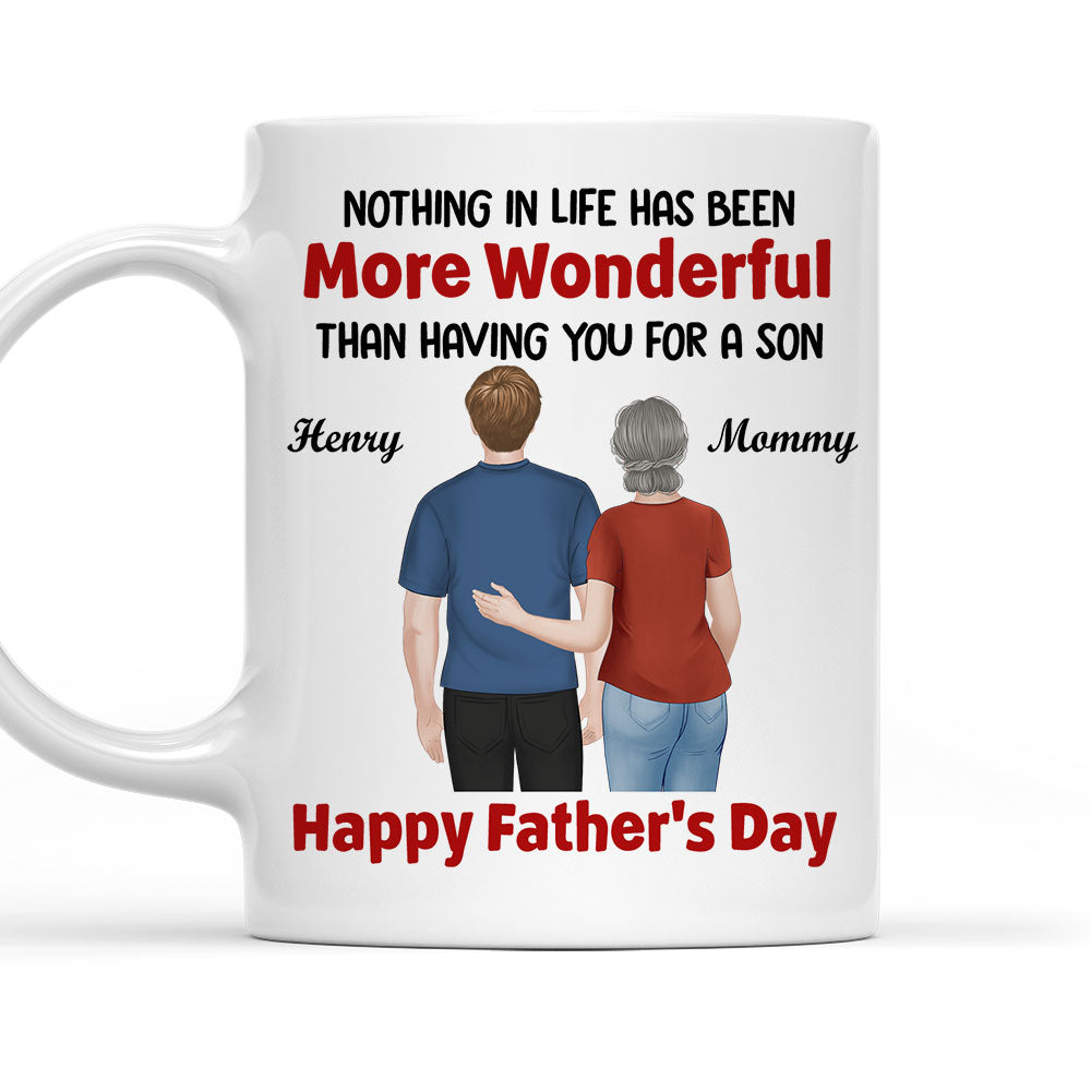 My Wonderful Son - Personalized Custom Coffee Mug