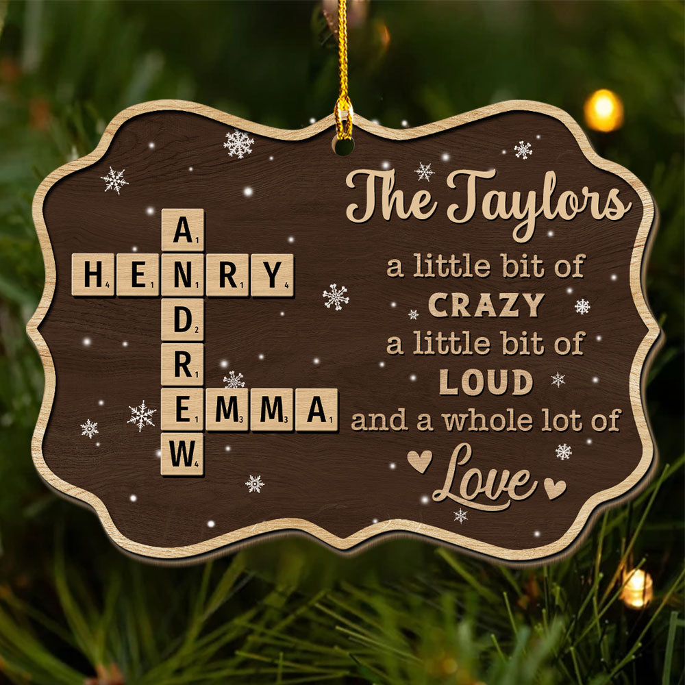 This Is My Family - Personalized Custom Wood Ornament