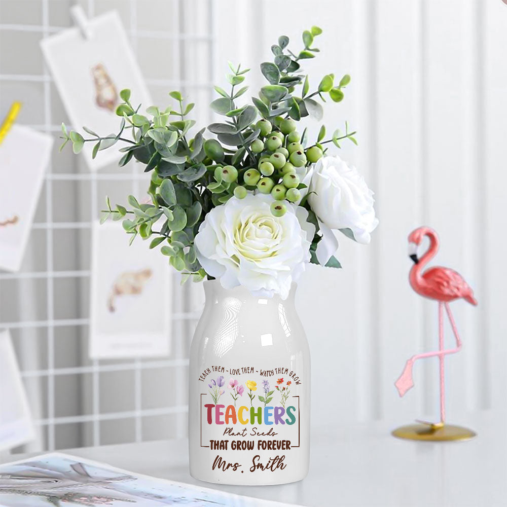 Plant Seeds That Grow Forever - Personalized Custom Flower Vase