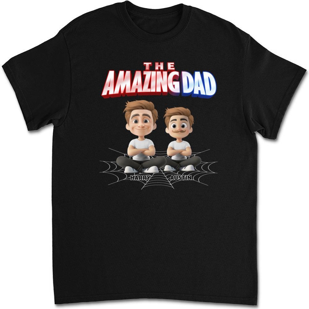 The World Best Amazing Dad - Personalized Custom Shirt
