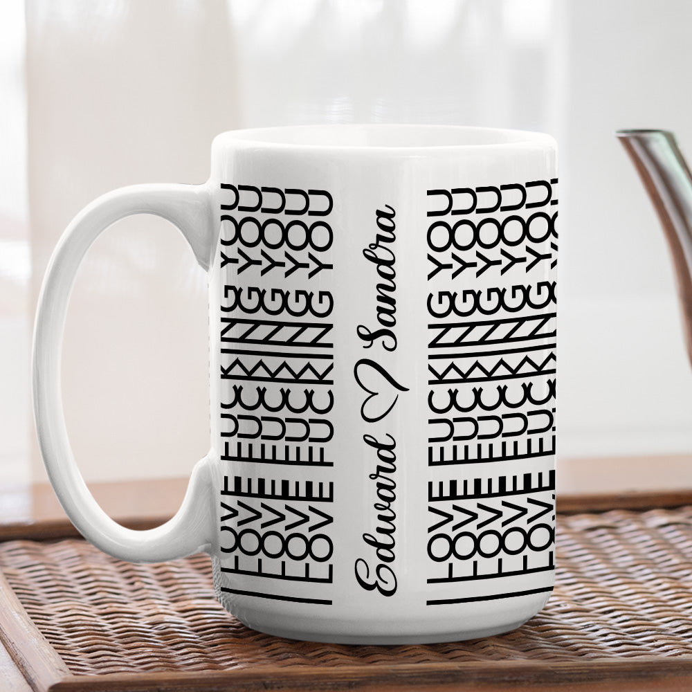 Your D Deserves A Trophy - Personalized Custom Coffee Mug
