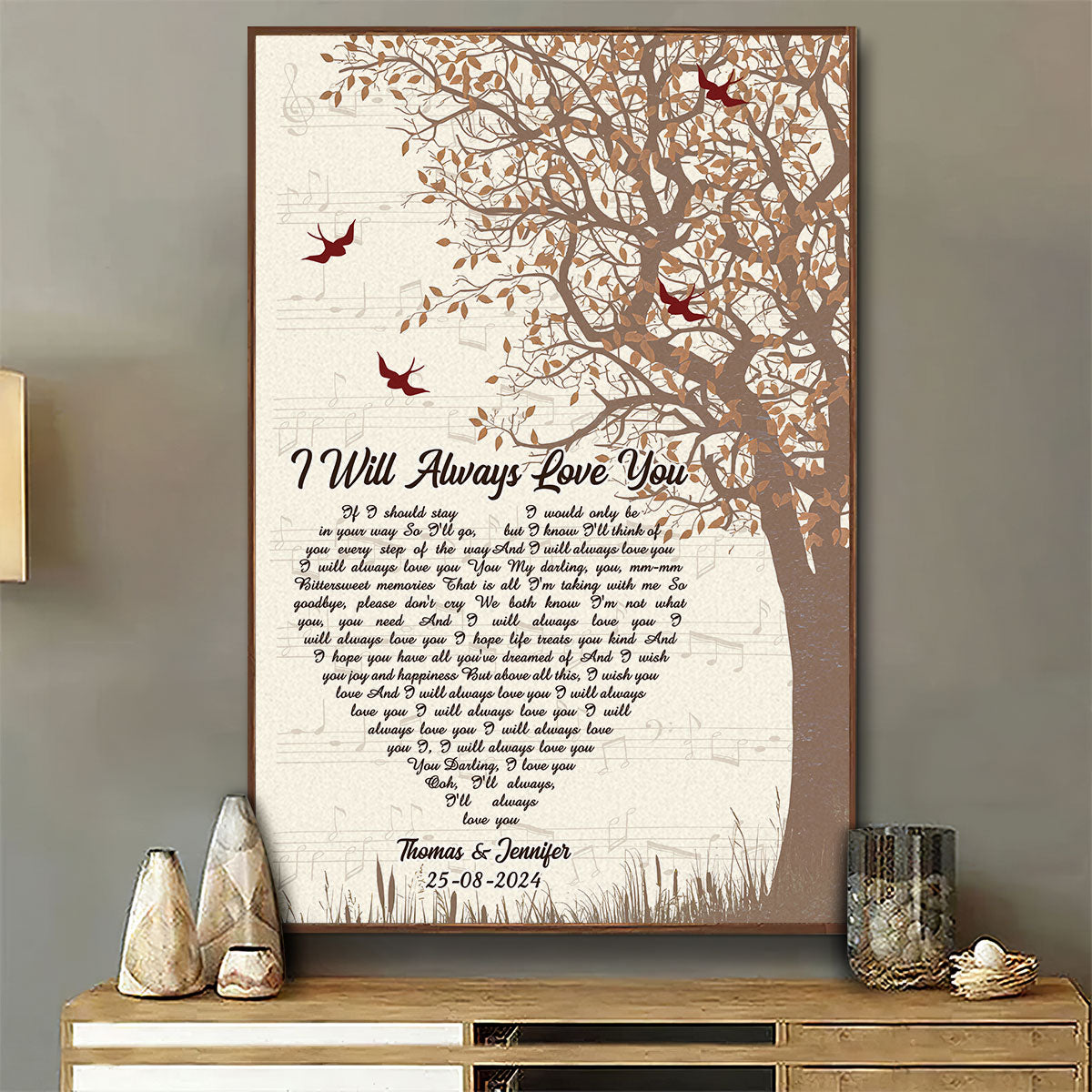 I Will Always Love You - Personalized Custom Poster