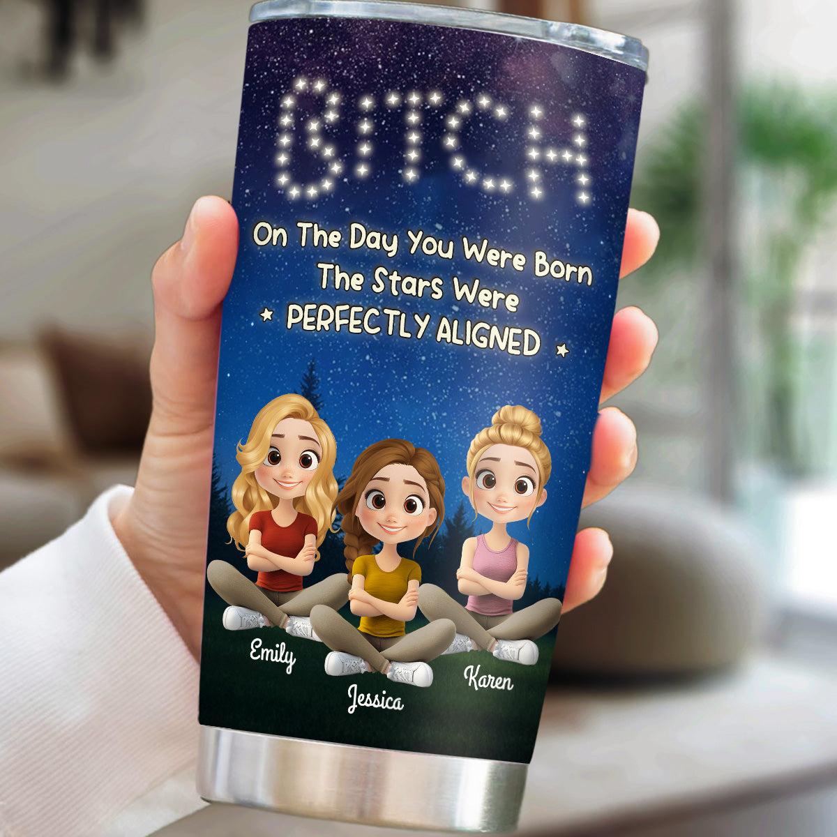On The Day You Were Born - Personalized Custom Tumbler