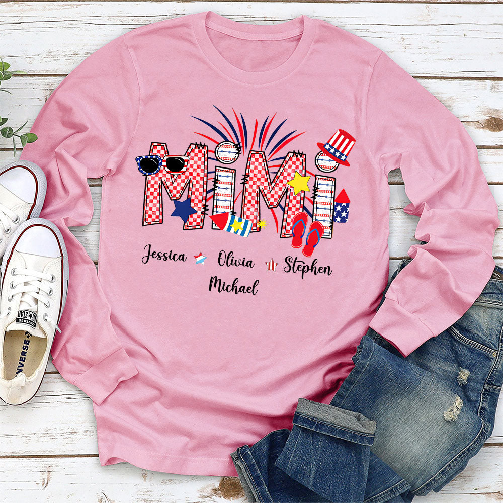 Grandma 4th Of July - Personalized Custom Shirt