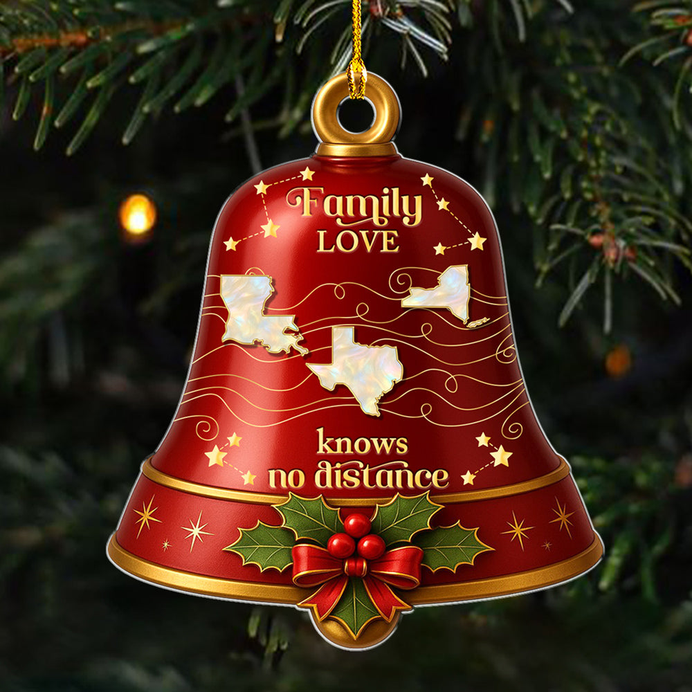 Family Reunion Christmas - Personalized Custom Acrylic Ornament