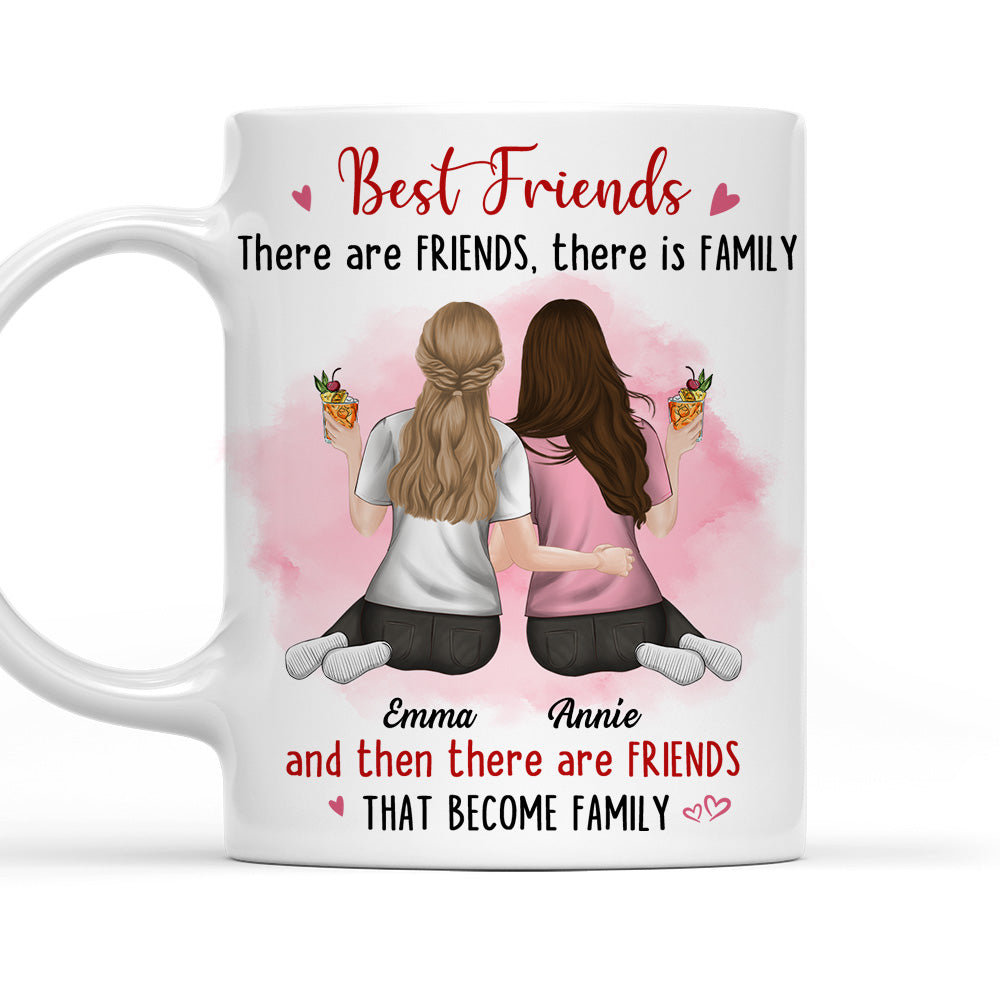 Friends That Become Family - Personalized Custom Coffee Mug