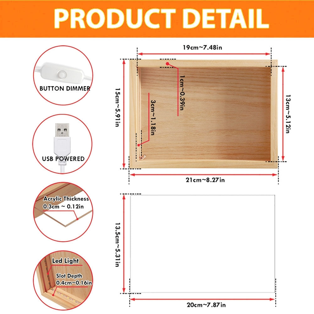 Everytime We Touch - Personalized Custom Frame Light Box