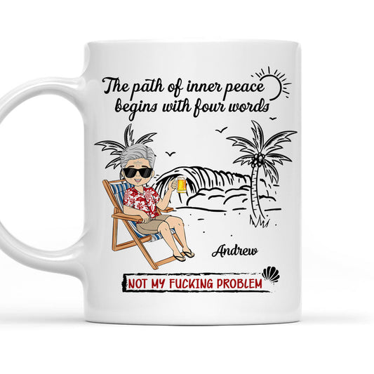 Relax Release And Walk Away- Personalized Custom Coffee Mug