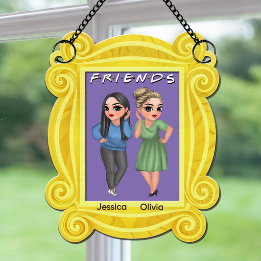 Friends Forever Frame - Personalized Custom Suncatcher